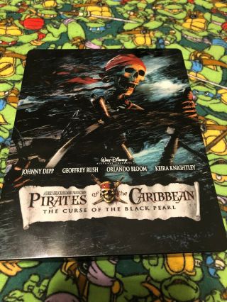 Pirates Of The Caribbean Curse Of The Black Pearl Bluray Best Buy Steelbook Rare