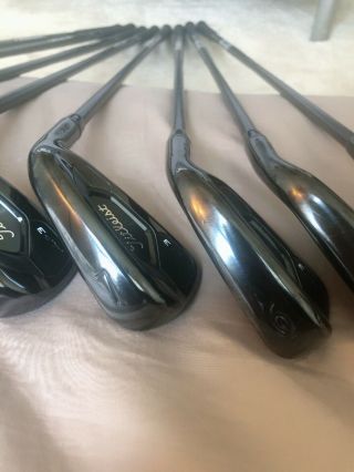 Titleist 718 AP3 Black Irons Limited Edition 4 - PW,  48 AMT BLACK R300 - RARE LOOK. 3