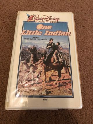 Disney - One Little Indian (138v) Vhs (white Clam Shell) Rare