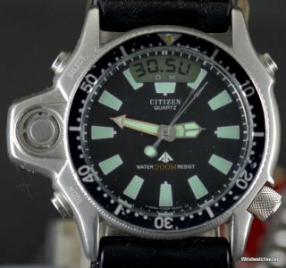 Rare First Generation Citizen Promaster Aqualand C022 - 088034 200m Divers Gn - 4 - S
