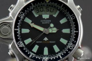 Rare First Generation Citizen Promaster Aqualand C022 - 088034 200M Divers GN - 4 - S 2
