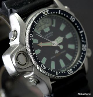 Rare First Generation Citizen Promaster Aqualand C022 - 088034 200M Divers GN - 4 - S 5