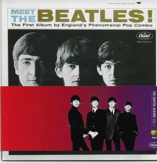 Beatles Rare Nm Promo Only Set Of Mini Lp Flats For The Capitol Albums Box Set