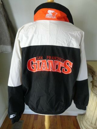 Vintage 90s VTG San Fransisco Giants Starter Jacket MLB BASEBALL Rare Medium 3