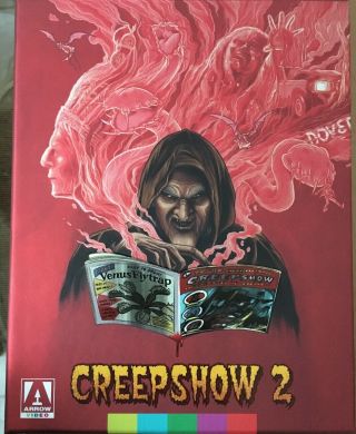 Creepshow 2 Blu - Ray Arrow Video Limited Ed Very Rare Oop Booklet Like