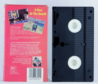 Extremely Rare Barney VHS A Day At The Beach Sandy Duncan As Mom 1989 3