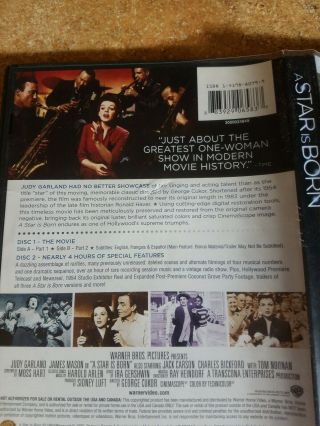 A STAR IS BORN,  Deluxe Edition Musical dvd Set JUDY GARLAND 1954,  AUTHENTIC RARE 2