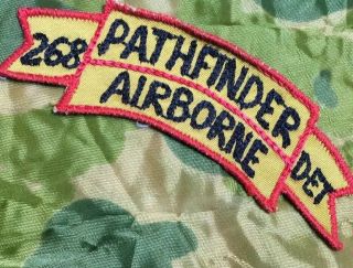 Rare 1960s Vietnam War Era Us Army 268th Pathfinder Airborne Detachment Patch