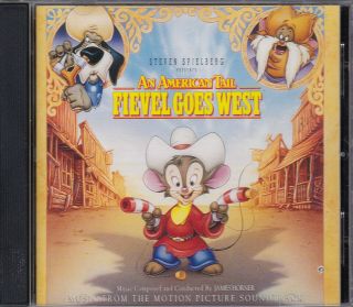 An American Tail Fievel Goes West Cd James Horner Soundtrack Rare Oop