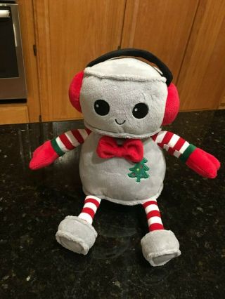 Dream Christmas Tree Robot Plush Stuffed Animal Rare Euc