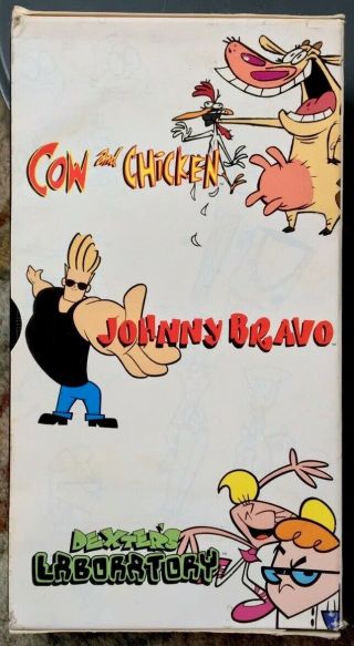 Toons From Cartoon Network Promotional VHS RARE Johnny Bravo Dexter ' s Lab 2