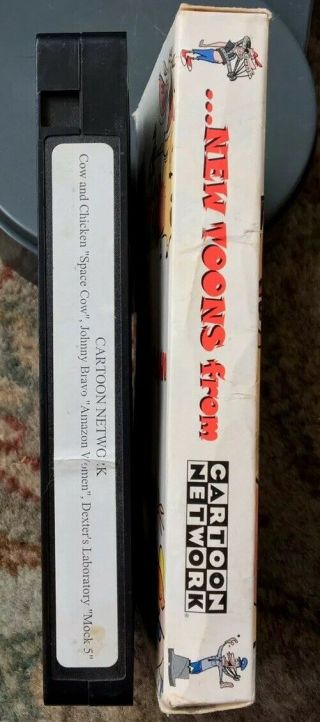 Toons From Cartoon Network Promotional VHS RARE Johnny Bravo Dexter ' s Lab 3