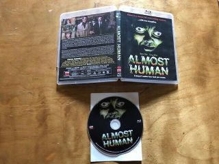Almost Human Blu - Ray Code Red Widescreen Hd Scan Classic Horror Rare