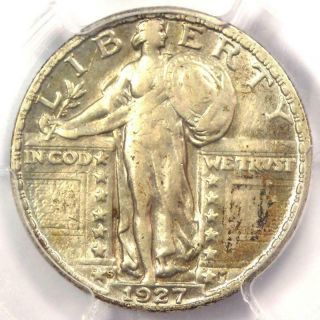 1927 - S Standing Liberty Quarter 25c Coin - Pcgs Xf40 - Rare Date - $875 Value