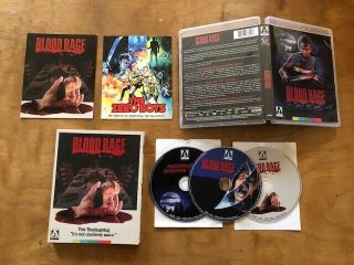 Blood Rage Blu Ray/dvd Arrow Video Rare Slipcover Oop Rare Classic Horror