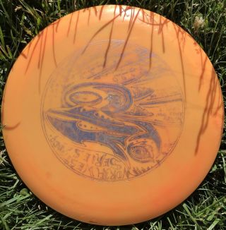Rare Orange Echo Star Wraith 176 G Innova Disc Golf Oop 7/10