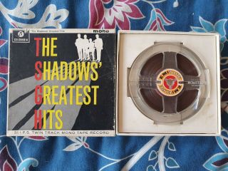 The Shadows - Greatest Hits Rare Orig Uk Mono Columbia Reel To Reel Tape