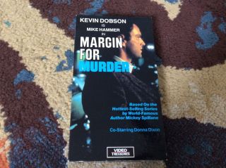 Margin For Murder Vhs Rare Crime Thriller 1981 Kevin Dobson Video Treasures