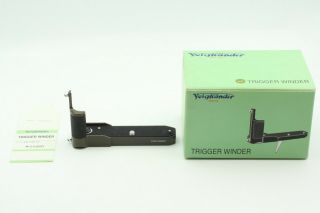 [Rare in BOX] Voigtlander TRIGGER WINDER OLIVE BESSA T/R from Japan 68 8