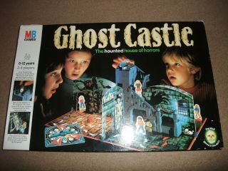 Rare Mb Games Ghost Castle Game Complete Boxed The Haunted House Of Horrors