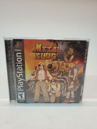 Metal Slug X (sony Playstation 1,  2001) Ps1 Complete Rare Disc