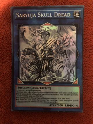Yugioh Custom Orica Proxy Card – Ghost Rare Saryuja Skull Dread