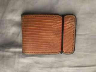 Scotty Cameron Rare Orange Lizard Wallet