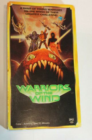 Warriors Of The Wind Vhs Tape 1991 Oop/studio Ghibli/nausicaa/rare/miyazaki‼️