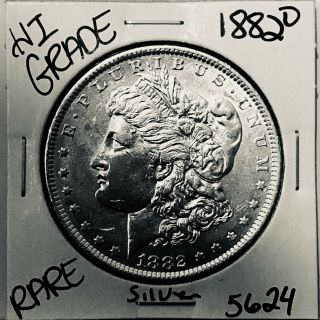 1882 O Morgan Silver Dollar Hi Grade U.  S.  Rare Coin 5624