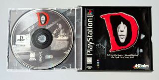 D Sony PlayStation Video Game Rare Jewel Case version,  not long box COMPLETE 2