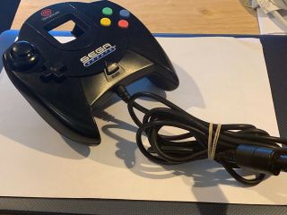 Rare Official Sega Dreamcast Black Sports Edition Controller Only Hkt - 7700