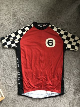 Twin Six Mens Cycling Jersey Size M “grease & Glory” Rare Made In Usa