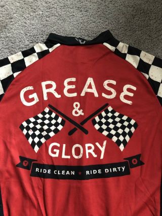 Twin Six Mens Cycling Jersey Size M “Grease & Glory” Rare Made In USA 7
