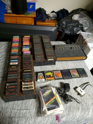 Atari 2600 W/94 Awesome Games Rare Cx - 2600