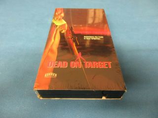 DEAD ON TARGET VHS MOVIE ULTRA RARE 1992 CVN 2