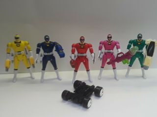 Power Rangers Turbo Triple Action Action Figures 1997 Rare.