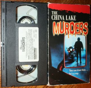 The China Lake Murders (vhs) Tom Skerritt,  Michael Parks.  Vg Cond.  Rare Thriller