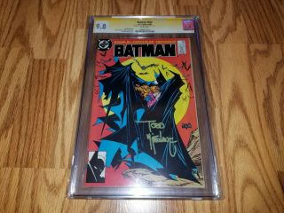 Batman 423 (dc,  1988) Cgc 9.  8 Ss Signed Todd Mcfarlane Cover Art Classic Rare