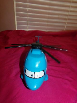 Disney Pixar Cars Dinoco Talking Sounds Helicopter The King Toy 14 ".  Rare