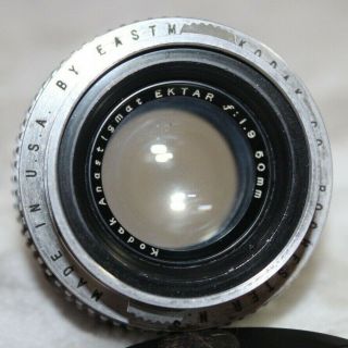 RARE Kodak Ektra RANGEFINDER CAMERA Ektar 50mm 1.  9 Lens 6