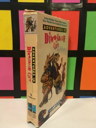Adventures in Dinosaur City (1991) rare VHS 2