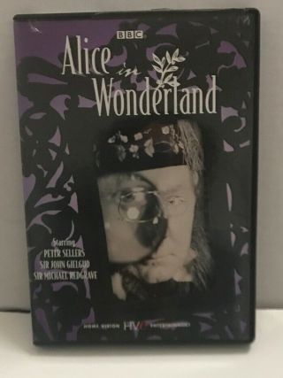 Alice In Wonderland (dvd,  2003) Bbc Version Starring Peter Sellers,  Rare