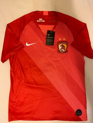 Bnwt Guangzhou Evergrande 2019 Home Shirt Rare Medium China Csl