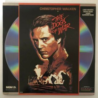The Dogs Of War Rare & Oop Action Movie Mgm/ua Image Entertainment Laserdisc