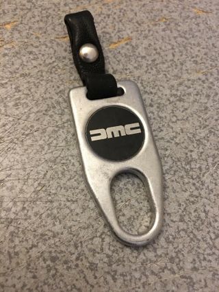 Delorean Dmc Vintage Key Ring With Logo Rare