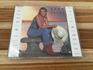 Kylie Minogue Hand On Your Heart Uk Cd Single Nm Rare Pwl