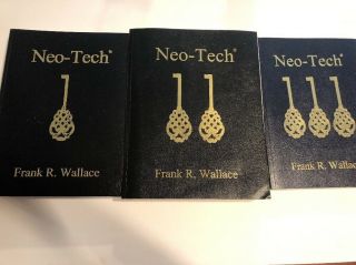 Neo - Tech By Frank R Wallace.  3 Volume Set.  Extremely Rare.  2015.