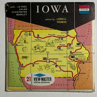 Rare View - Master Iowa State Tour Series A540 3 Reel Set,  Booklet