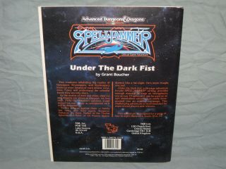 AD&D 2nd Ed Spelljammer Module - SJA4 UNDER THE DARK FIST (RARE with MAP) 3