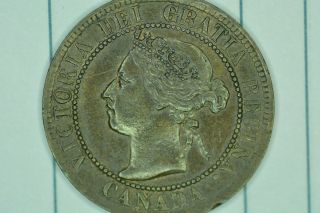 Canada 1 cent 1895 EF (my opinion).  Three die crack.  Rare this.  C23 2